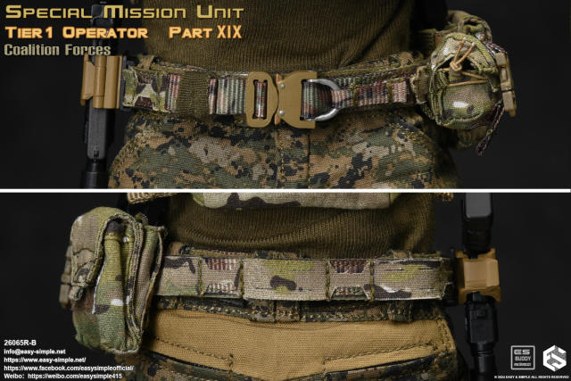 Easy&Simple 26065R-B Special Mission Unit Tier1 Operator Part XIX Coalition Forces