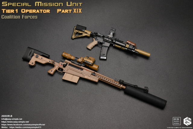 Easy&Simple 26065R-B Special Mission Unit Tier1 Operator Part XIX Coalition Forces