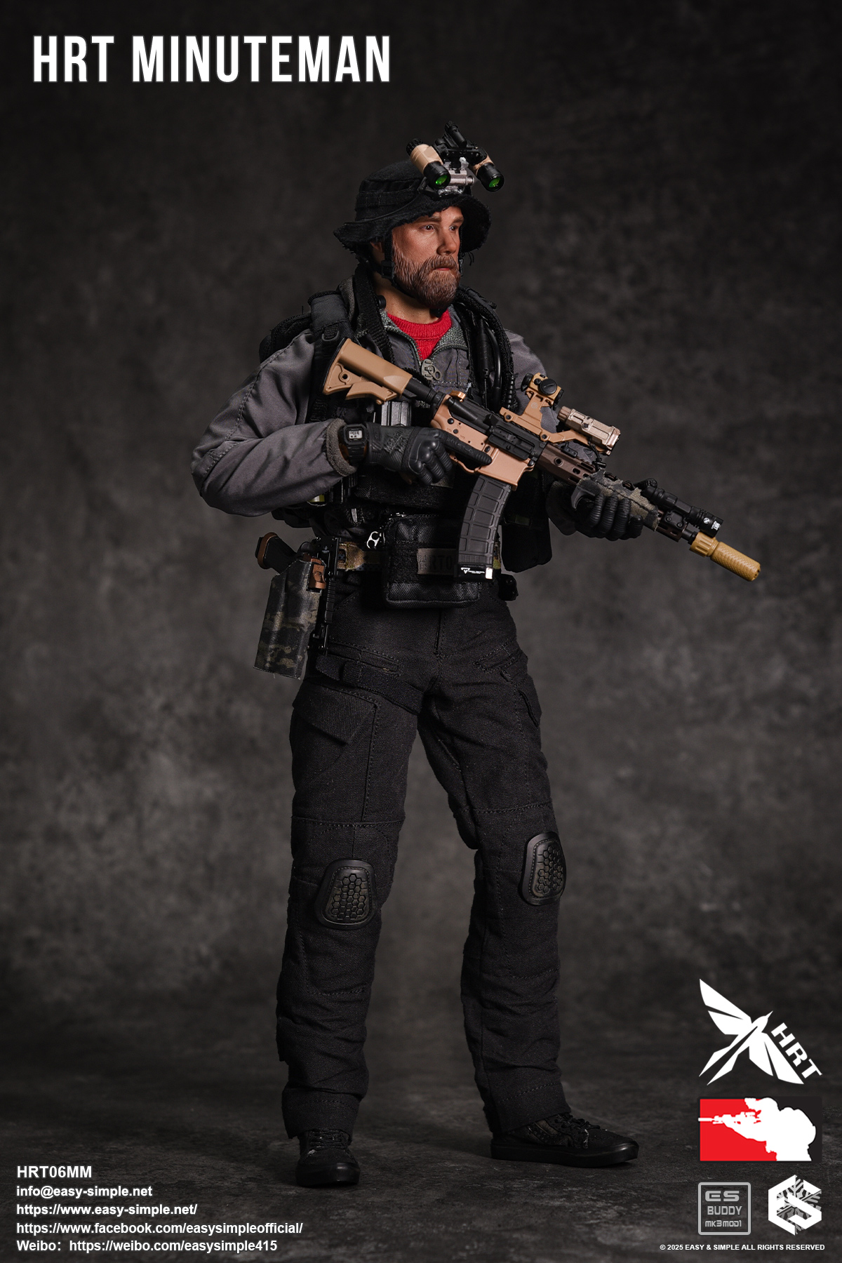 その他 Easy&amp;Simple 1/6 HRT06MM HRT Minuteman Monkey Depot - Easy Simple HRT Minuteman ShotShow Exclusive