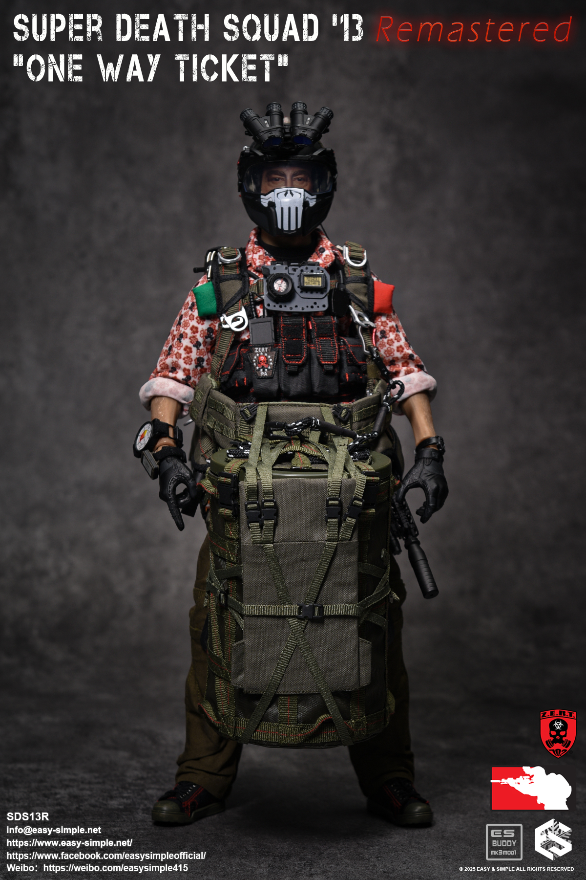 その他 Easy&Simple 1/6 SDS13R SUPER DEATH SQUAD HRT Minuteman HRT06MM