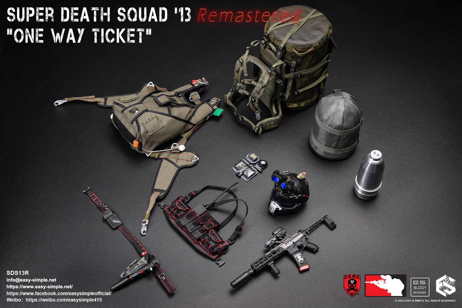 その他 Easy&amp;Simple 1/6 SDS13R SUPER DEATH SQUAD Pre-order Easy&Simple SDS13R 1/6 Super Death Squad 13 One