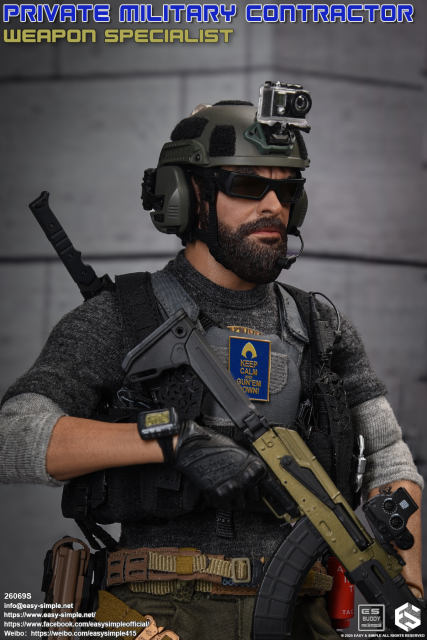 Easy&Simple 26069S Private Military Contractor Weapon Specialist