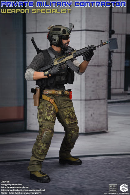 Easy&Simple 26069S Private Military Contractor Weapon Specialist