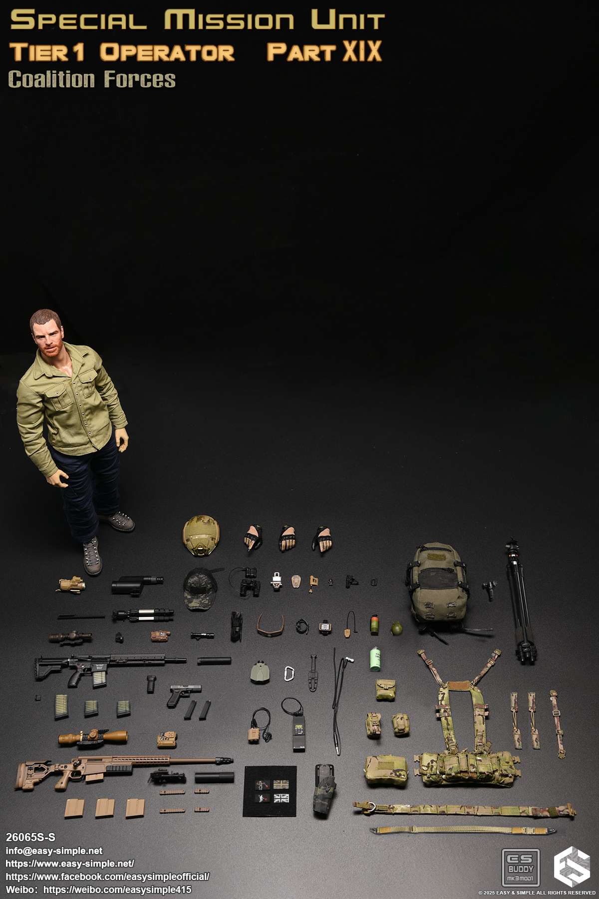 その他 Easy&amp;Simple 1/6 26065S-S Special Mission Easy&Simple 26065S-S Special Mission Unit Tier1 Operator