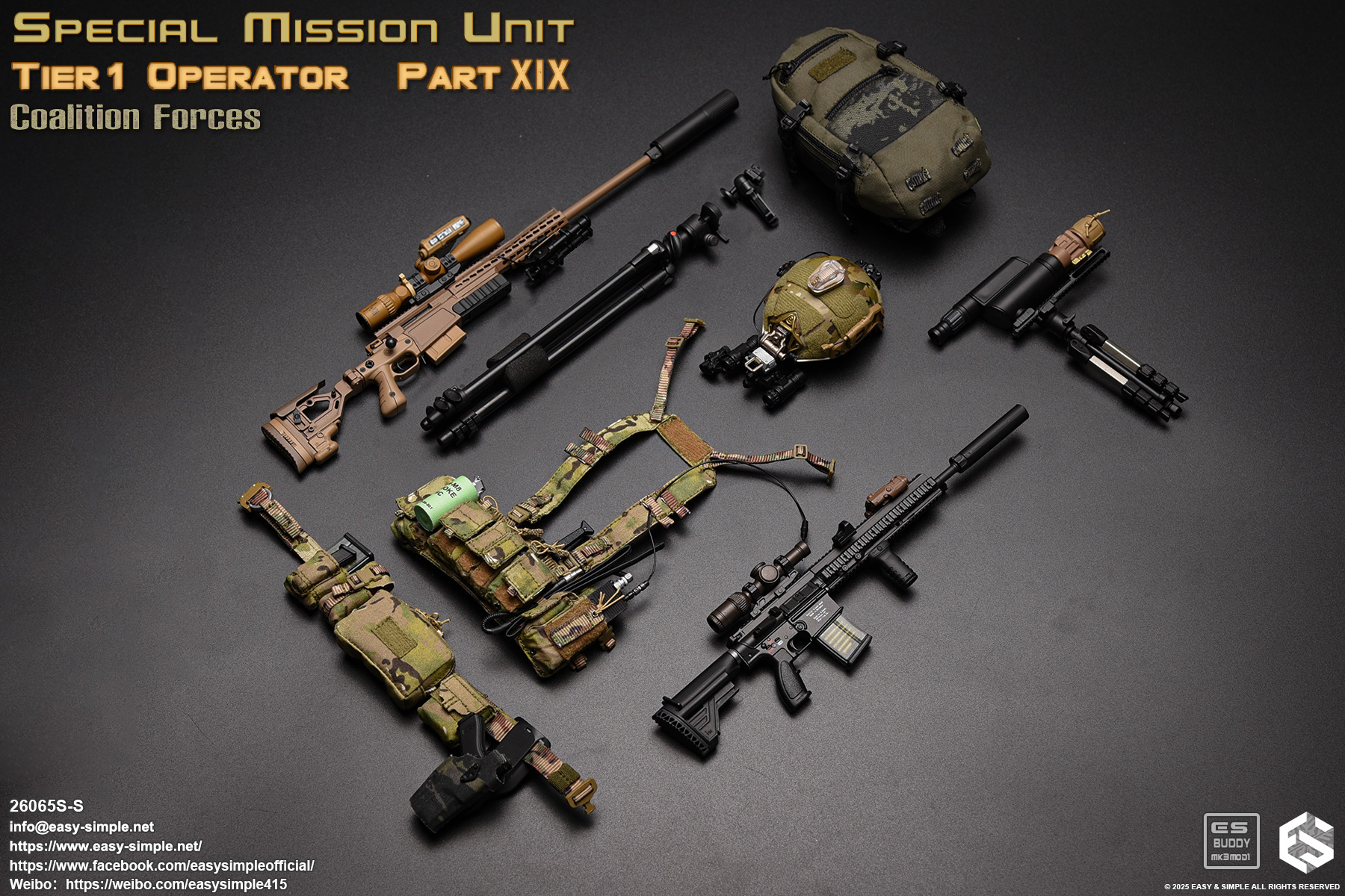 その他 Easy&Simple 1/6 26065S-C Special Mission Easy&Simple 26065S-S Special Mission Unit Tier1 Operator