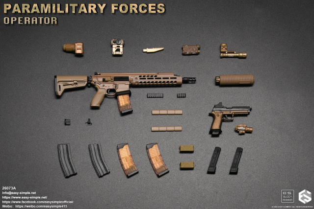 Easy&Simple 26073A Paramilitary Forces Operator