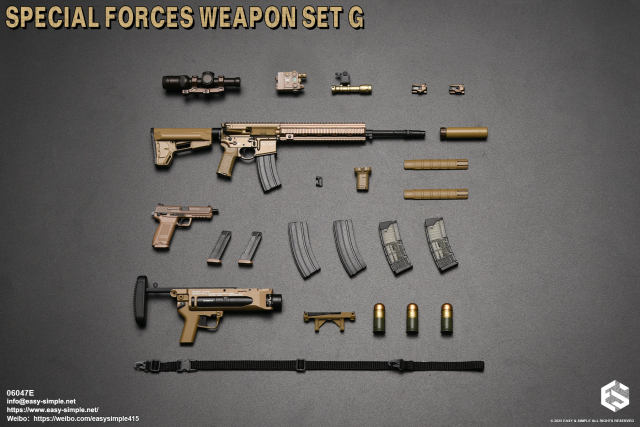 Easy&Simple 06047 Special Forces Weapon Set G