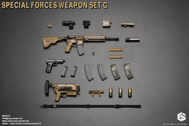 Easy&Simple 06047 Special Forces Weapon Set G