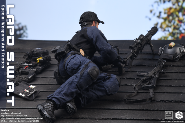 Easy&Simple 26074A LAPD S.W.A.T Special Weapons And Tactics