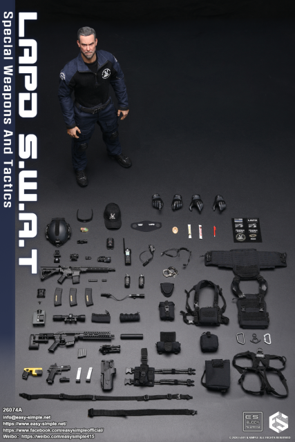 Easy&Simple 26074A LAPD S.W.A.T Special Weapons And Tactics