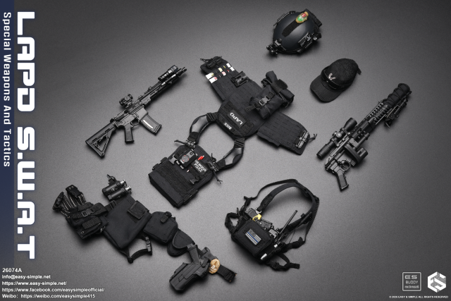 Easy&Simple 26074A LAPD S.W.A.T Special Weapons And Tactics