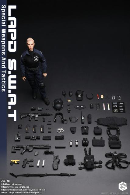 Easy&Simple 26074B LAPD S.W.A.T Special Weapons And Tactics
