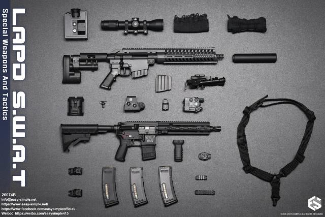 Easy&Simple 26074B LAPD S.W.A.T Special Weapons And Tactics