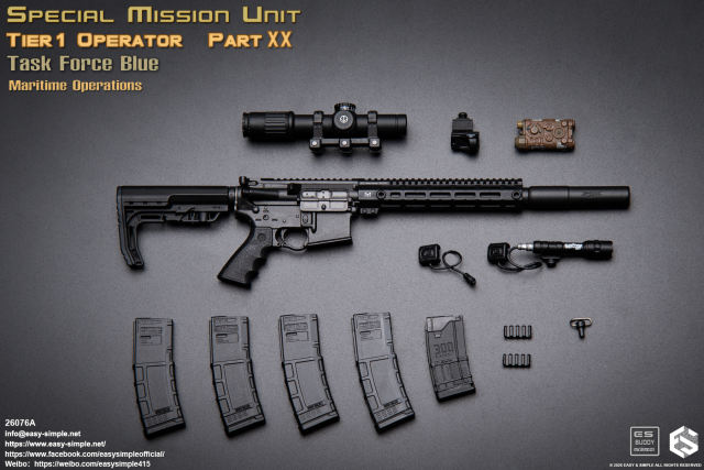 Easy&Simple 26076A Special Mission Unit Tier1 Operator Part XX Task Force Blue Maritime Operations