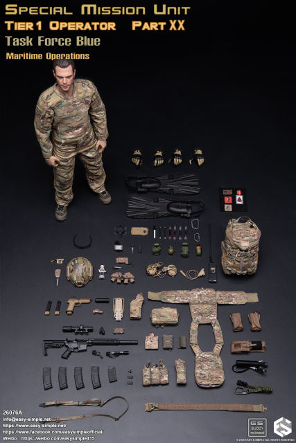 Easy&Simple 26076A Special Mission Unit Tier1 Operator Part XX Task Force Blue Maritime Operations