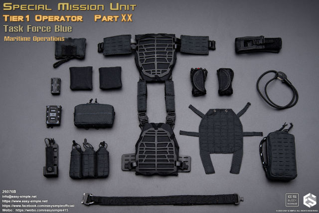 Easy&Simple 26076B Special Mission Unit Tier1 Operator Part XX Task Force Blue Maritime Operations