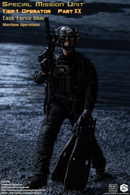 Easy&Simple 26076B Special Mission Unit Tier1 Operator Part XX Task Force Blue Maritime Operations