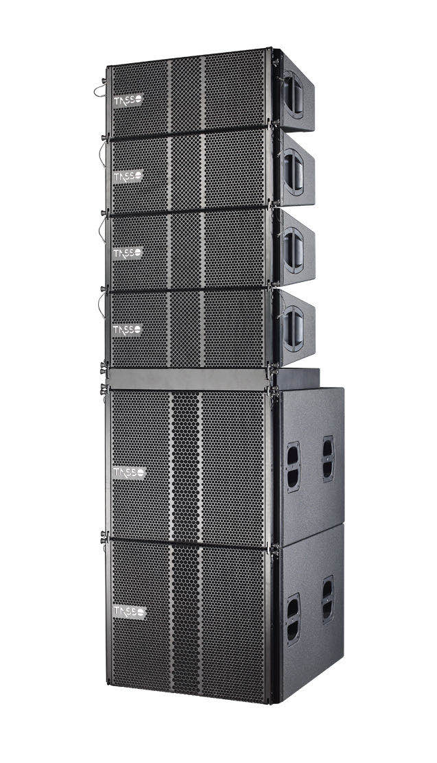 PT30B Passive Cardioid Subwoofer with high end line array