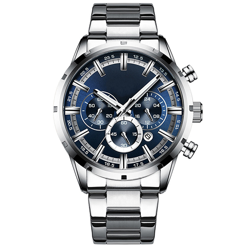 Custom Promotion Wrist Mens Quartz Watch Price Original Chronograph Watches Gold Nifer