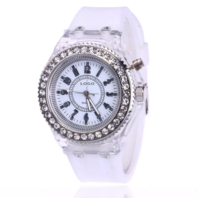 Cheap Fashion Promotion LED Light Watch Men Ladies Women Silicone Relogio Feminino Relojes Quartz Watches