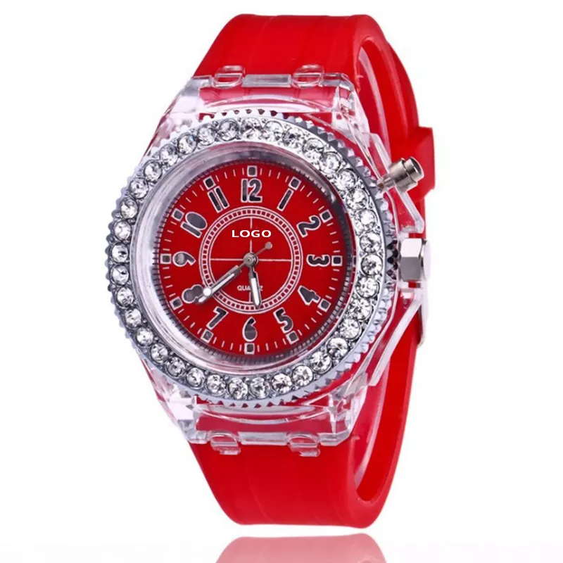 Cheap Fashion Promotion LED Light Watch Men Ladies Women Silicone Relogio Feminino Relojes Quartz Watches