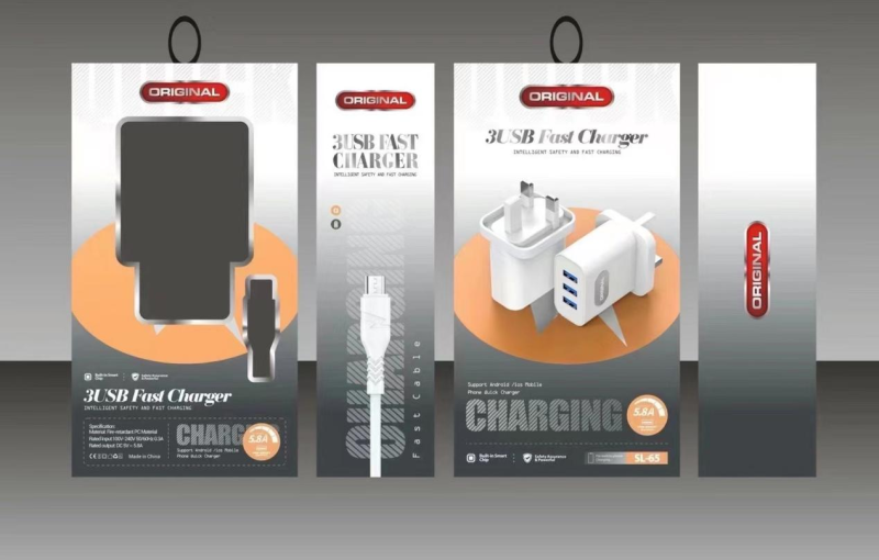 Three-port USB (1A 2.4A)Wall Charger