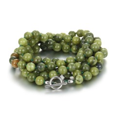 Beads 108 Clasp Green Buddha Bead Necklace