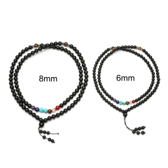 Simple Design Lucky Buddha Beads Bracelet Multi-Laps