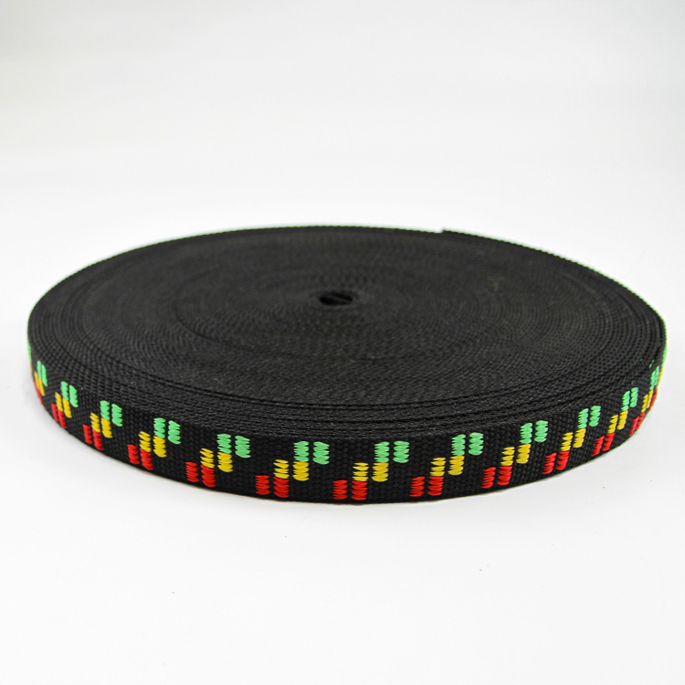 25mm Polypropylene Jacquard Webbing