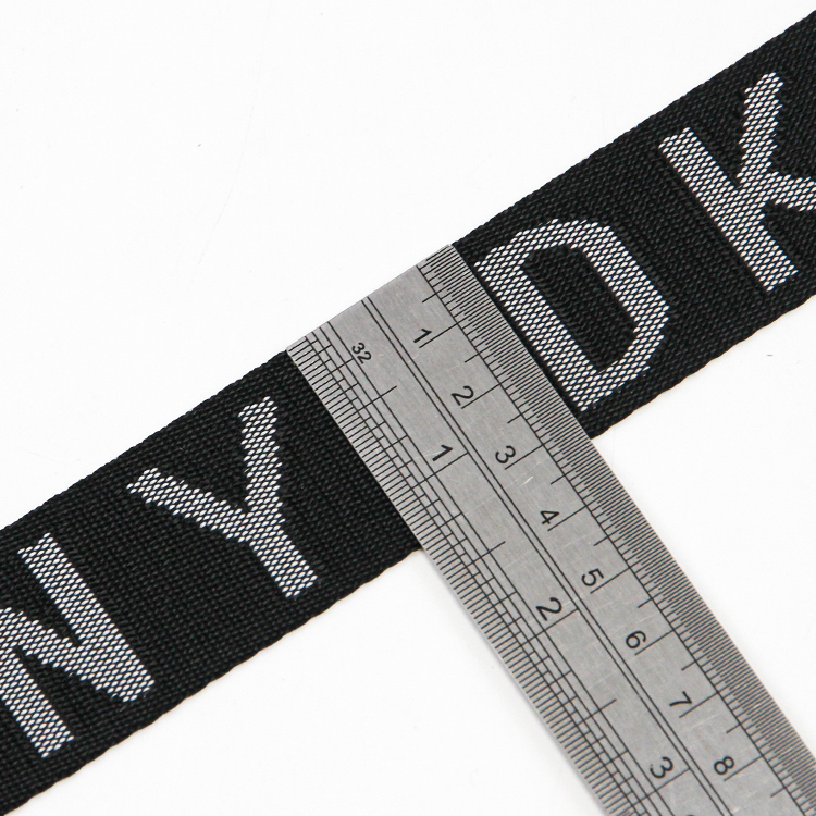 32mm Letter Nylon Jacquard Webbing