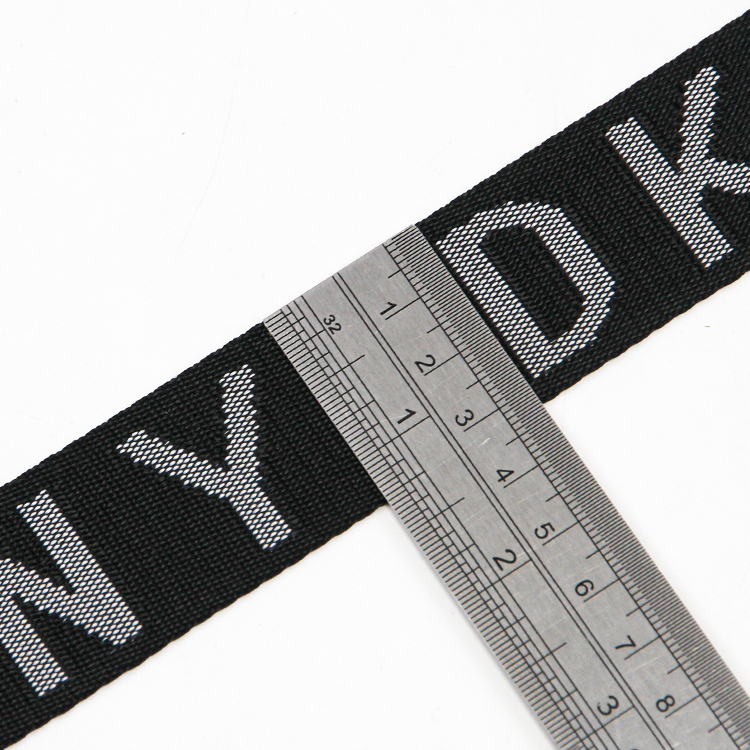 32mm Letter Nylon Jacquard Webbing