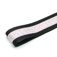 丙纶PP织带 间色斜纹背包带肩带腰带宠物带 logo字母提花织带