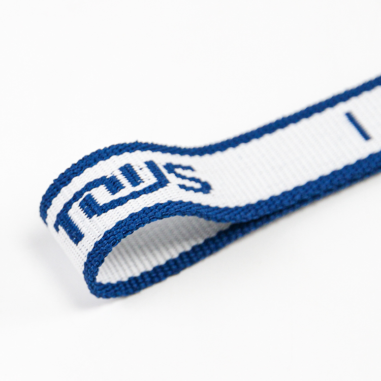 2cm再生涤纶提花织带 GRS环保再生织带 字母提字箱包服装肩带宠物带