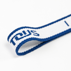 2cm再生涤纶提花织带 GRS环保再生织带 字母提字箱包服装肩带宠物带