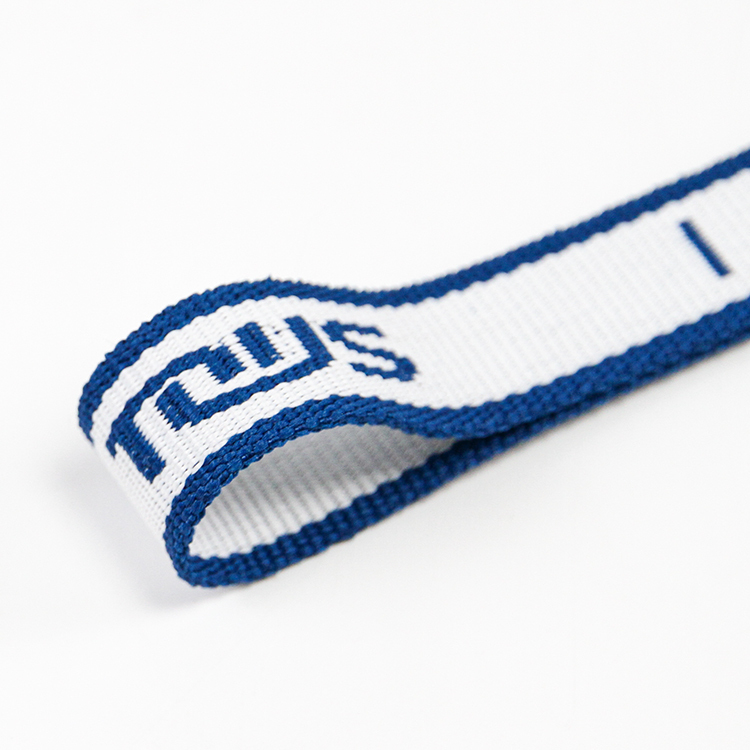 2cm再生涤纶提花织带 GRS环保再生织带 字母提字箱包服装肩带宠物带