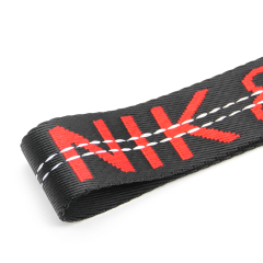 Red Letter Nylon Jacquard Webbing