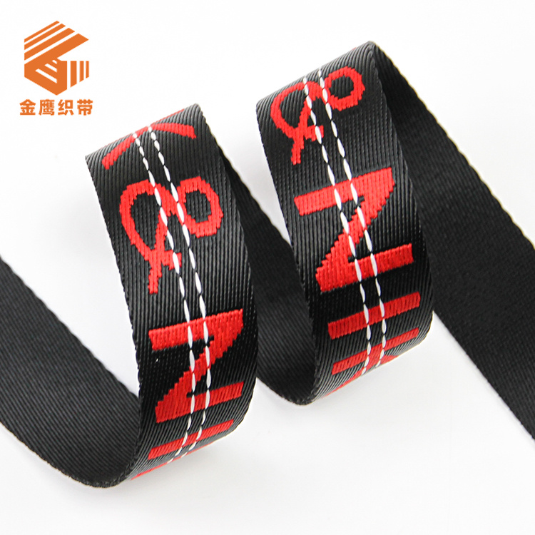 Letter Nylon Jacquard Webbing
