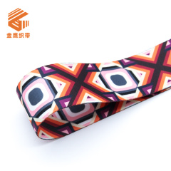 50mm colored heat transfer webbing bag backpack shoulder strap luggage webbing printing pattern webbing