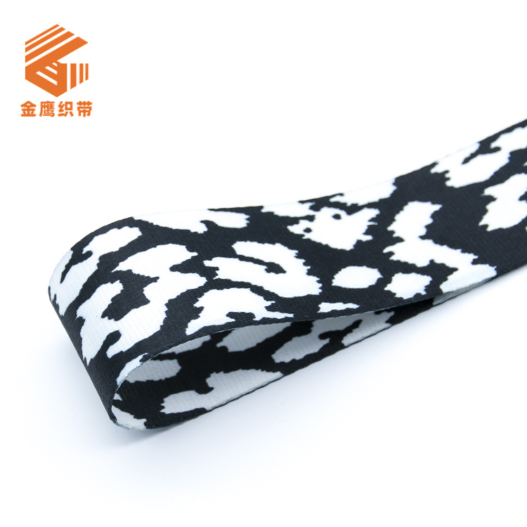 50mm colored heat transfer webbing bag backpack shoulder strap luggage webbing printing pattern webbing