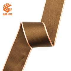 双面光亮有光丝涤纶帽带 展会吊牌带奖牌带 箱包服装辅料包边带