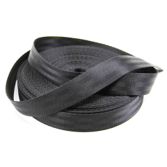 25mm Car Seat Black Nylon Webbing