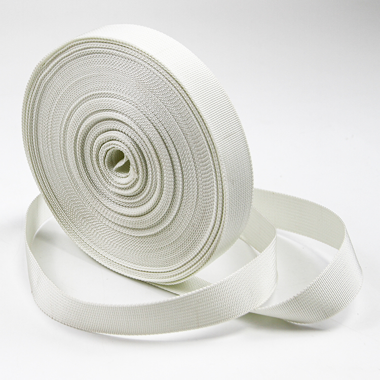 26mm White Nylon Webbing
