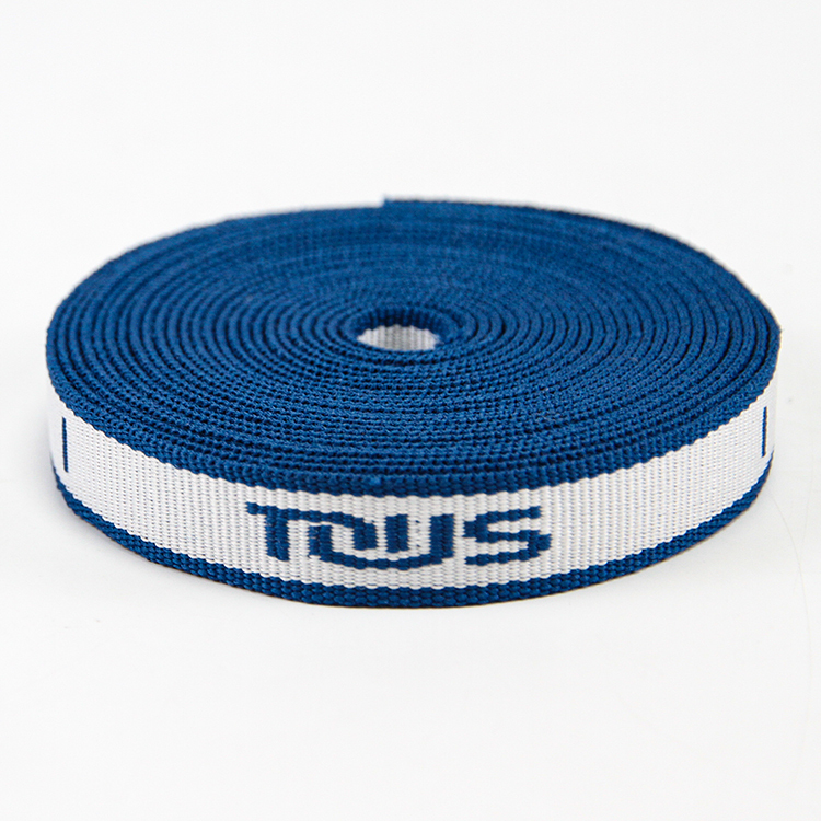 2cm再生涤纶提花织带 GRS环保再生织带 字母提字箱包服装肩带宠物带