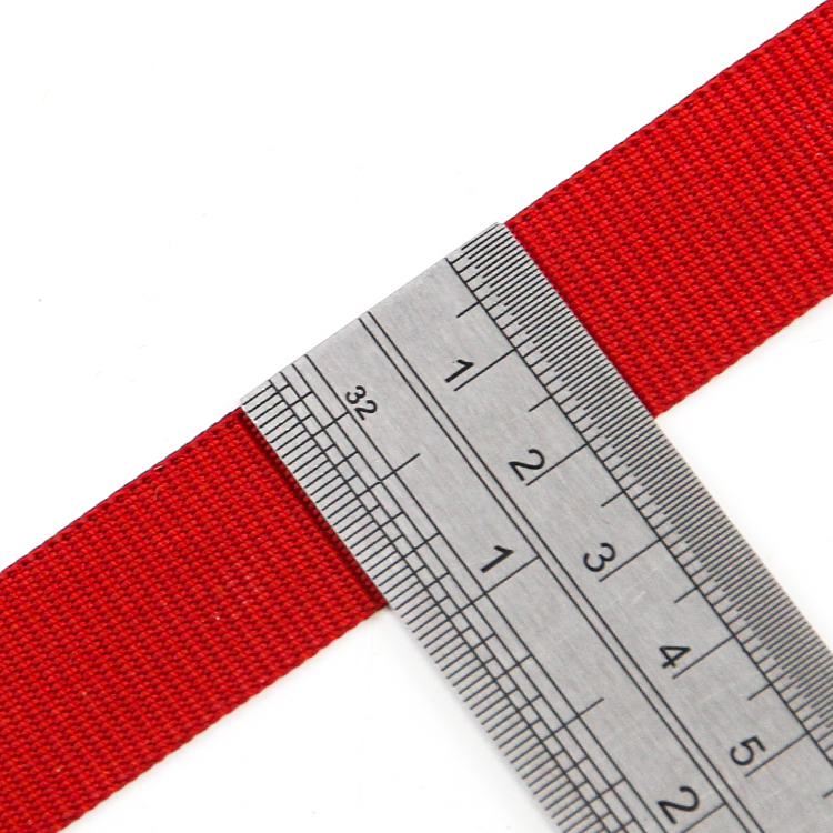 20mm Red Nylon Webbing