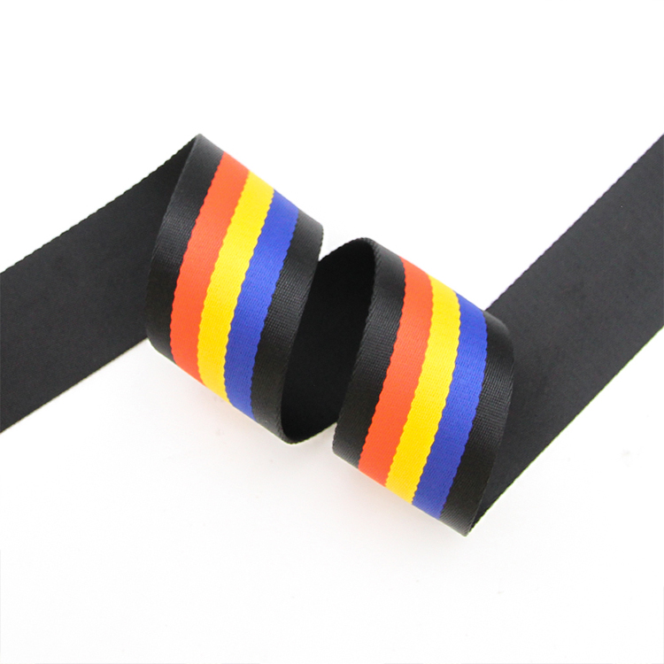 Rainbow Nylon Jacquard Webbing