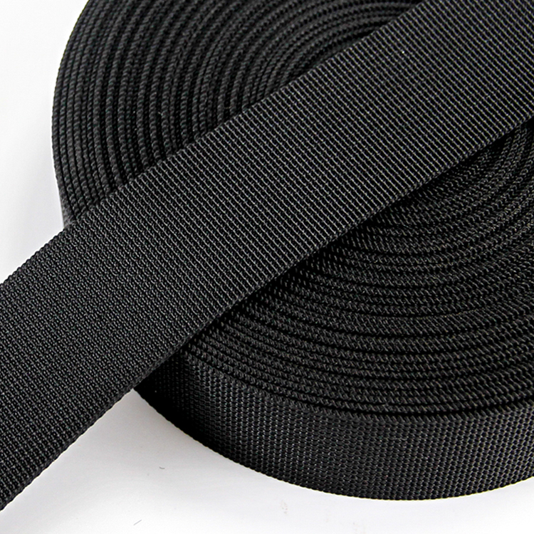 25/32/38/50mm Black Nylon Webbing