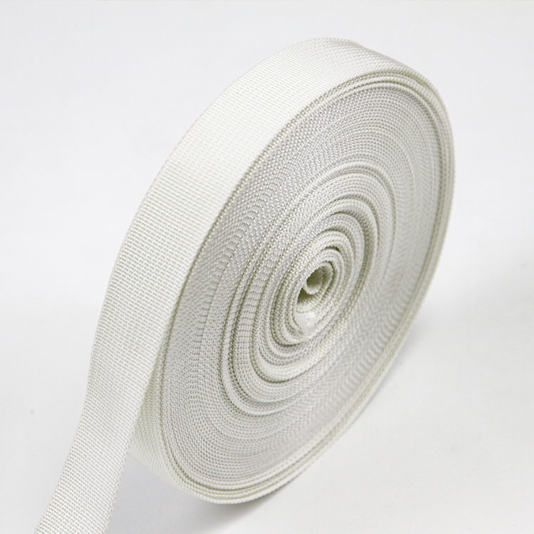 26mm White Nylon Webbing