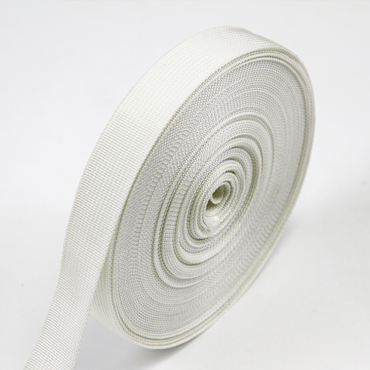 26mm White Nylon Webbing