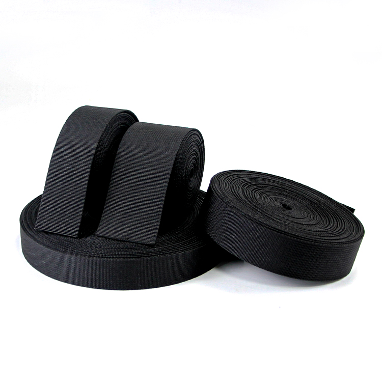 25/32/38/50mm Black Nylon Webbing