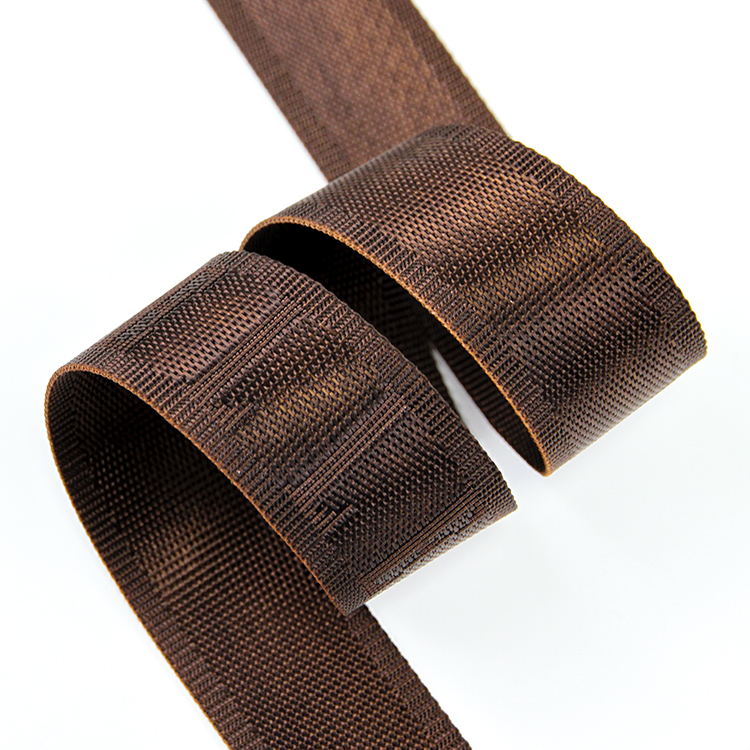 38mm Coffee Nylon Webbing